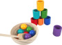 Dúhové guličky a kalíšky 7 farieb 2Kids Toys