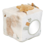 Kocka textilná s aktivitami Newborn Naturals Little Dutch