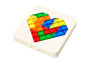 Tangram hlavolam srdca 12 cm