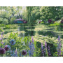 Maľovanie podľa čísel - Monetova záhrada v Giverny 40 x 50 cm