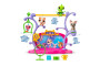 Littlest Pet Shop herná sada Zvieratká majú talent