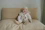 Čiapka Stripe Merino Beige Lodger