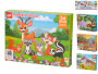 Puzzle detské 25x17, 5 cm zvieratká 24 dielikov