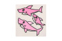 Okenné samolepky a omaľovánky Baby Shark s farbami