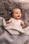 Mušelínová deka Prestige sivá 75 x 100 cm Babymatex