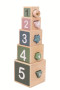 Skladacia veža z kociek Farma 2Kids Toys