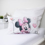 Obliečky do postieľky Minnie Blush Pink 100 x 135, 40 x 60 cm Jerry Fabrics