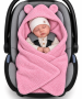 Fusak/deka s kapucňou do autosedačky Baránok Baby Nellys