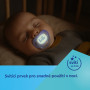 Cumlík svietiaci silikónový symetrický Nightglow Canpol babies 0 - 6 m 2 ks
