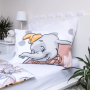 Obliečky do postieľky baby Dumbo "Dots" 100 x 135, 40 x 60 cm Jerry Fabrics