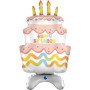 Torta samostojacia HB 38"/97 cm fóliový balónik nafukovací
