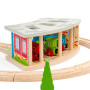 Trojité depo s bránou Bigjigs Rail