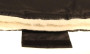 Merino rukávnik na kočík z ovčej/ťavej vlny na zips 30 x 50 cm