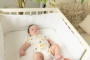 Mušelínový mantinel do postieľky Bump Air 180 x 30 cm Babymatex