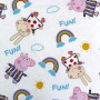 Obliečky Peppa Pig PEP125 svietiace 140 x 200, 70 x 90 cm Jerry Fabrics