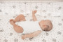 Bavlnená prestieradlo s gumou a potlačou 70 x 140 cm Babymatex