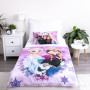 Obliečky do postieľky Frozen purple 100 x 135, 40 x 60 cm Jerry Fabrics