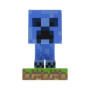 Icon Light Minecraft - Creeper modrý