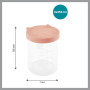 Sklenené misky s viečkami ISY Bowls 6 x 250 ml Babymoov
