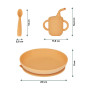 Silikónová jedálenská sada Grown-Up Meal Set Little Babymoov