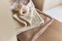 Deka 75 x 100 cm Box Knit Warm Sand Jollein