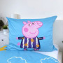 Obliečky Peppa Pig PEP125 svietiace 140 x 200, 70 x 90 cm Jerry Fabrics
