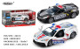 Auto policajné kovové 12 cm