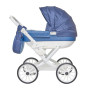 Modrý kočík pre bábiky Kids Elegance Jasmine