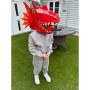 Kreatívna súprava 3D maska Červený drak Fiesta Crafts