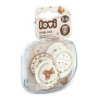 Cumlík svietiaci silikónový dynamický 2 ks Teddy Love 0 - 6 m Lovi