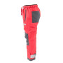 Nohavice športové outdoorové, podšité fleezovou podšívkou červená Pidilidi