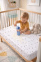 Nepremokavé prestieradlo jersey Print 60 x 120 cm Babymatex