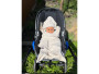 Letná zavinovačka do autosedačky z bio-bavlny