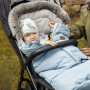 Set zimný fusak Arctic 4v1 + rukavice na kočík Furry Petite & Mars