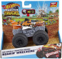 Hot Wheels Monster trucks svietiaci a rámusiaci vrak HDX60