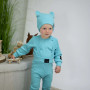 Rastúce body rebrované Turquoise - tyrkysová Esito