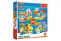 Puzzle 4v1 Šteňatá v behu Tlapková patrola / Paw Patrol 28,5 x20, 5cm v krabici 28x28x6cm