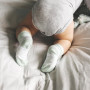 Detské ponožky Stay-on-Socks Mint Stripes veľ. 6-12 m 2 pary