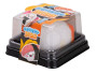 Squishy Sushi Kawaii kamarát 5 cm – mačkacia antistresová hračka 1 ks