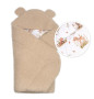 Baránková zavinovačka s kapucňou bavlna/baránok Teddy