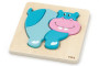Drevené puzzle pre najmenších - hroch