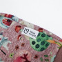 Mikina hrejivá rozopínacia staroružová s muchotrávkami