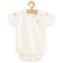 Dojčenské body s krátkym rukávom z organickej bavlny Olivy New Baby