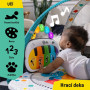 Postieľka s ohrádkou na hranie a klavírom 3 v 1 Kick & Snooze™ 0 m+ Baby Einstein
