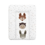 Podložka prebaľovacia mäkká malá 50 x 70 cm Basic Ceba Cute Animals