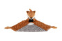 Zaspávač babyted hryzátko, hrkálka plyš 25x25 cm 0 m+