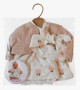Obleček pre bábiku bábätko New Born veľkosti 40-42 cm s doplnkami Llorens