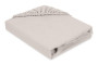 Mušelínové prestieradlo s gumou 58 x 110 x 8 cm béžovej BabyMatex