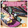 Trblietavé vyškrabovanie Starlight Girls Jarmelo