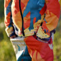 Fleecová mikina detská Mountain bike Wamu